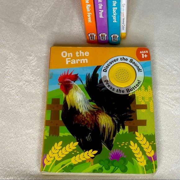 Set of 4 Discover The Sounds books PLUS Bonus Animal Colors Book - Picture 5 of 15